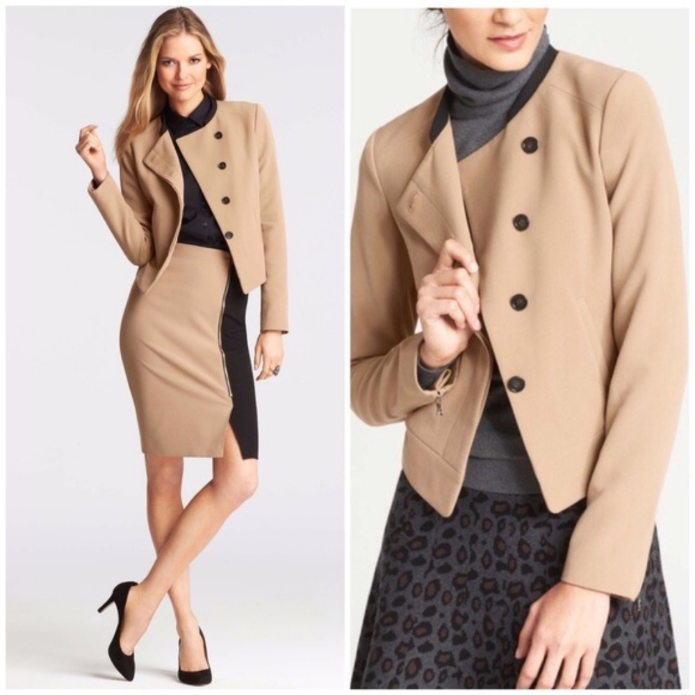 Ann Taylor asymmetrical blazer!